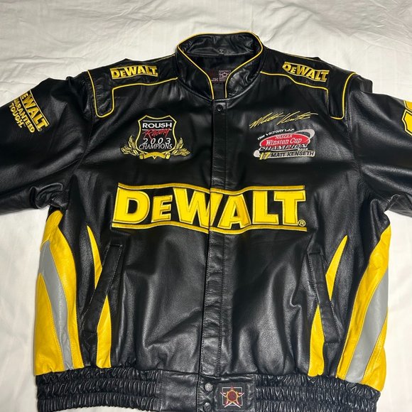 NASCAR Winston Cup Champion 2003 DeWalt Matt Kenseth #17 Leather Jacket - Picture 1 of 15